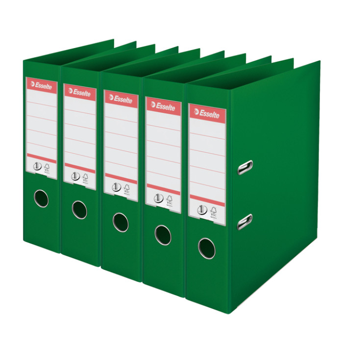 Ordner Esselte Vivida No.1 multipack 75mm A4 5 stuks groen