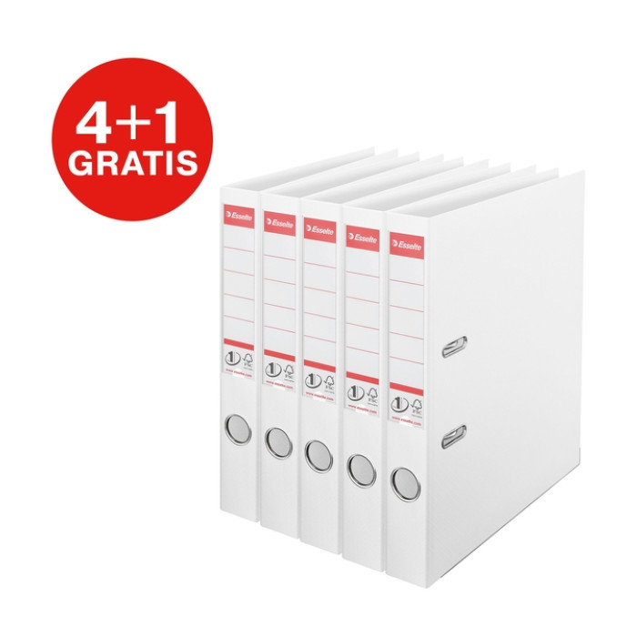 Ordner Esselte No 1 Power PP 50mm wit 5 stuks
