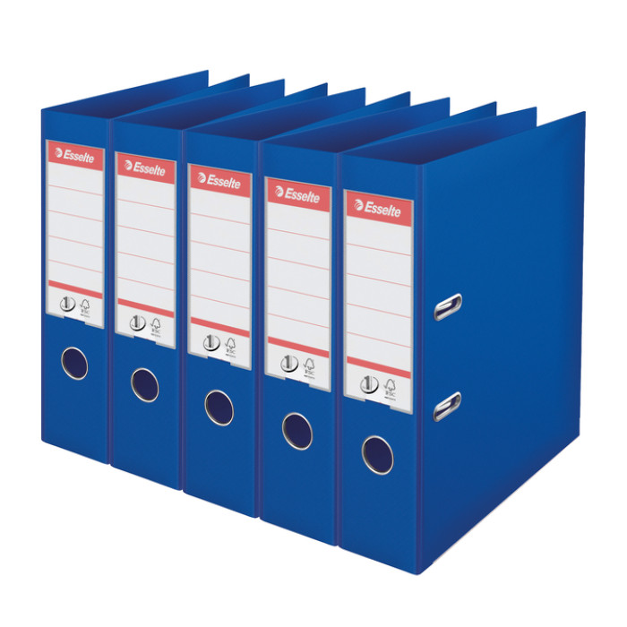 Ordner Esselte Vivida No.1 multipack 75mm A4 5 stuks blauw