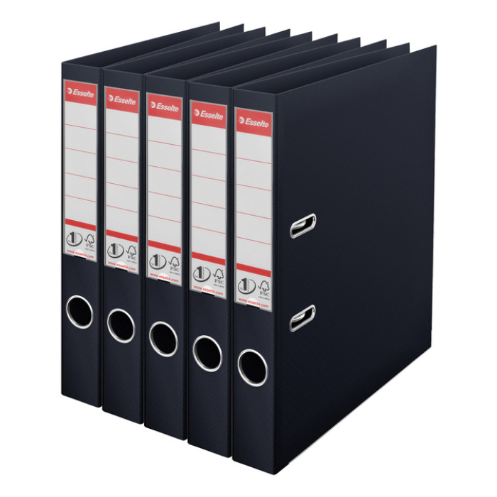 Ordner Esselte Vivida No.1 multipack 50mm A4 5 stuks zwart