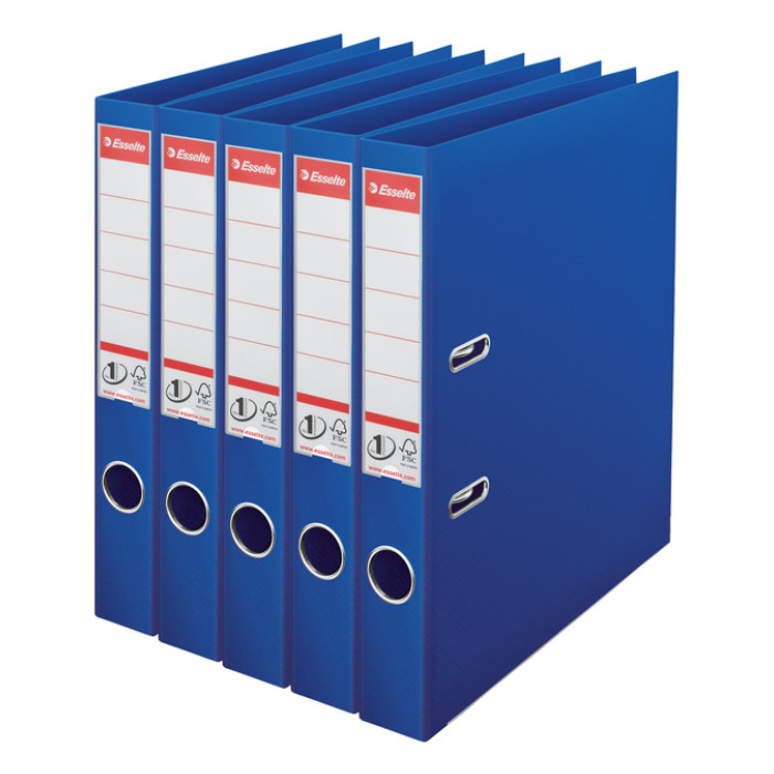 Ordner Esselte No 1 Power PP 50 mm blauw 5 stuks