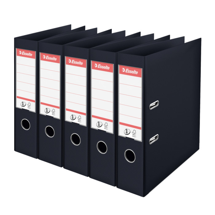 Ordner Esselte Vivida No.1 multipack 75mm A4 5 stuks zwart