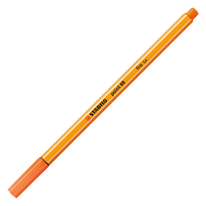 Fineliner STABILO point 88/30 fijn bleek vermiljoen