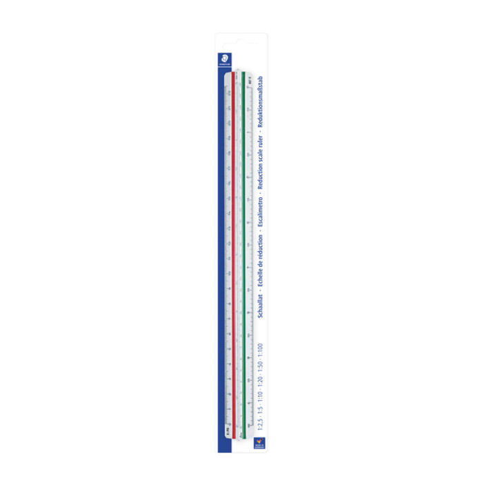 Schaalliniaal Staedtler 561 300mm verdeling DIN constructie