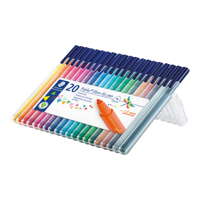 Kleurstift Staedtler 323 Triplus color à 20 kleuren