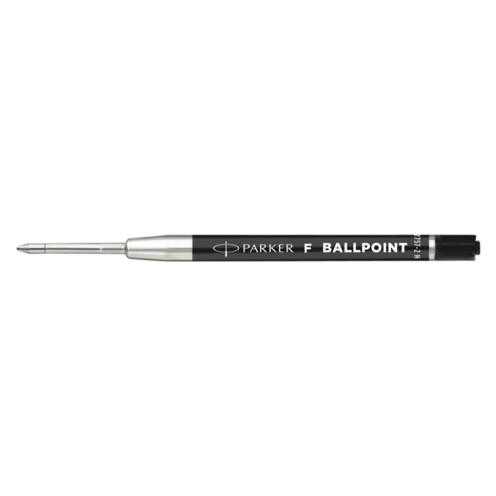 Balpenvulling Parker Economic fijn zwart blister à 2 stuks