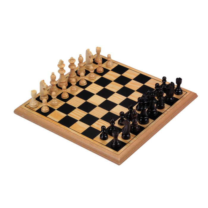 Schaakspel Longfield Games hout 30x30cm