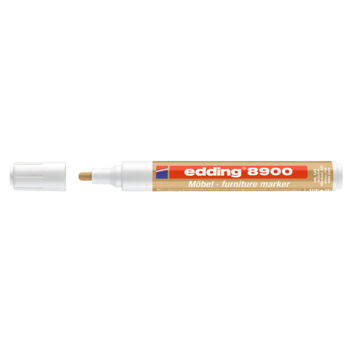 Viltstift edding 8900 meubel rond 1.5-2mm licht eikenhout blister1st