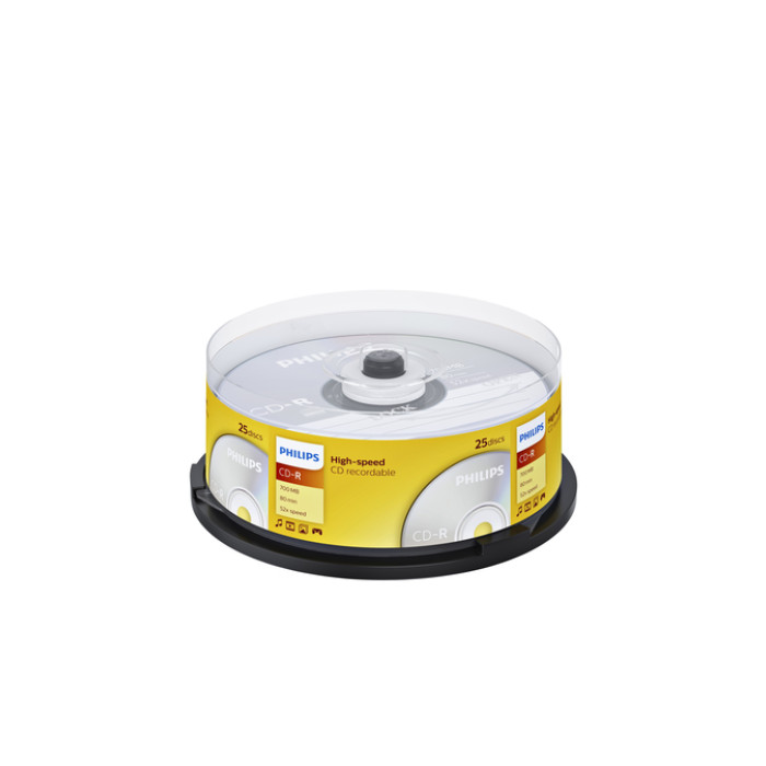CD-R Philips 80Min 700MB 52x SP 25 stuks
