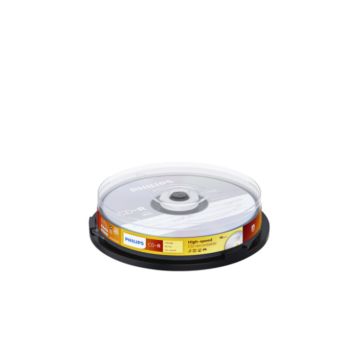 CD-R Philips 80Min 700MB 52x SP 10 stuks