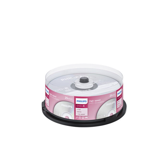 DVD-R Philips 4.7GB 16x SP 25 stuks