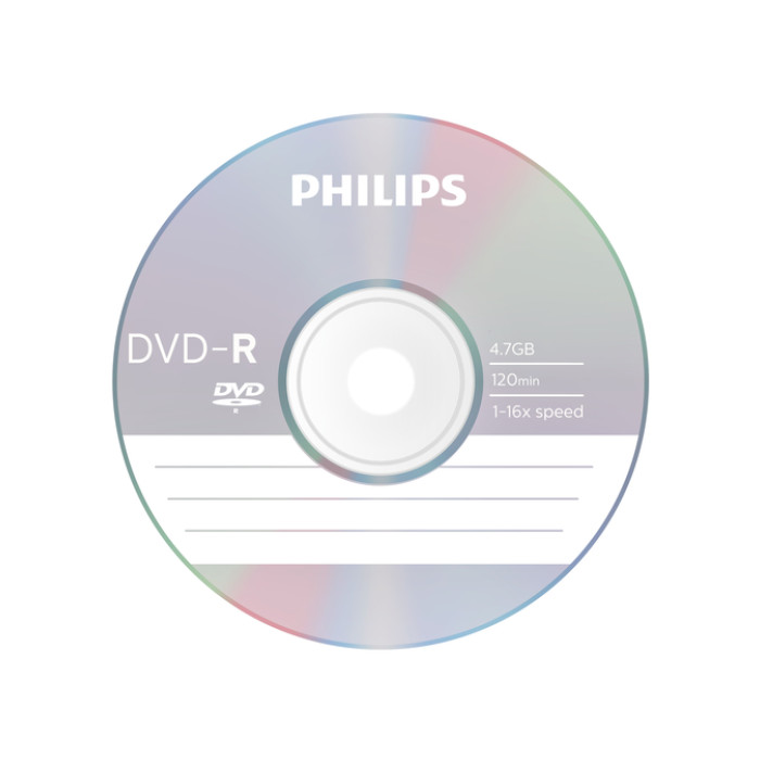 DVD-R Philips 4.7GB 16x SP 25 stuks
