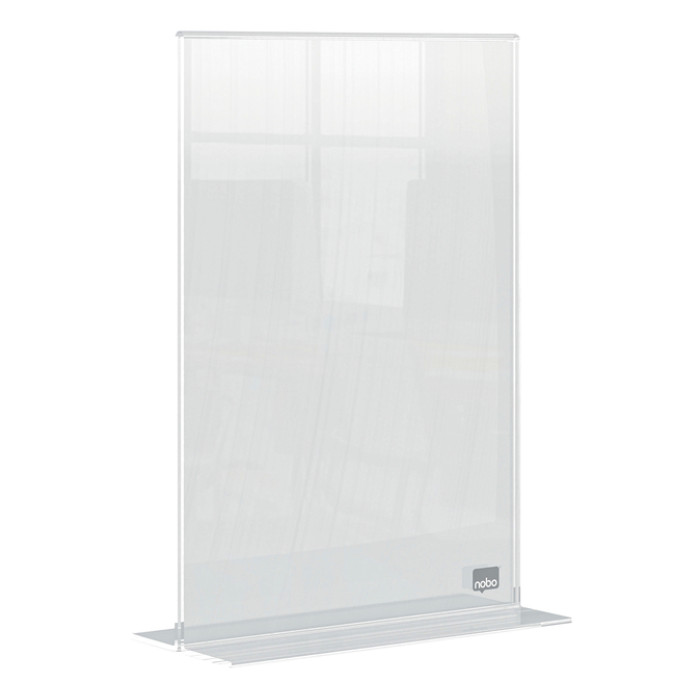 Infobord Nobo Premium Plus A5 acryl vrijstaand