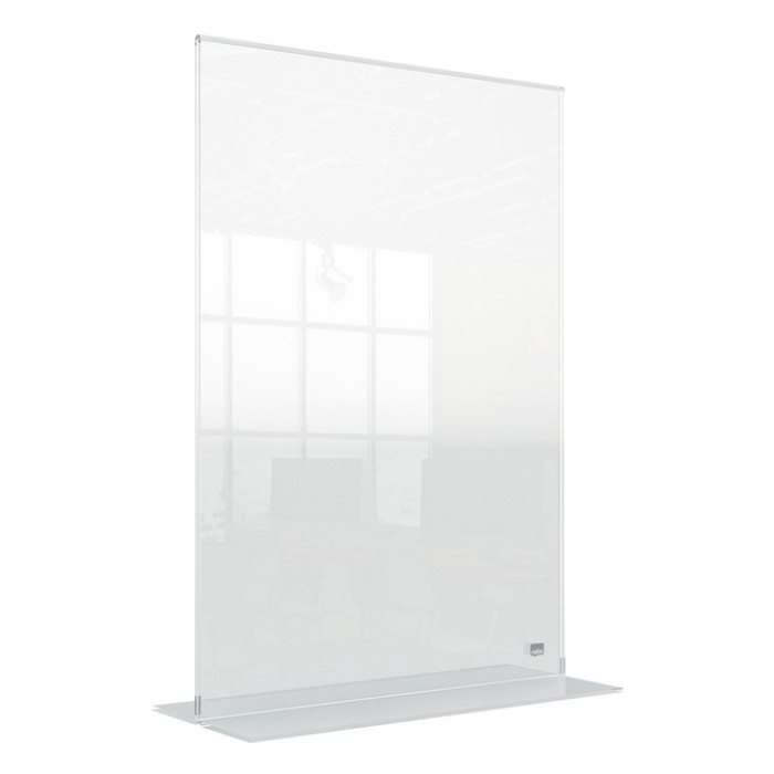 Infobord Nobo Premium Plus A3 acryl vrijstaand