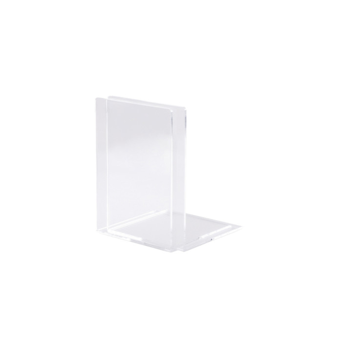 Boekensteun MAUL acryl 12x12x17cm set 2 glashelder