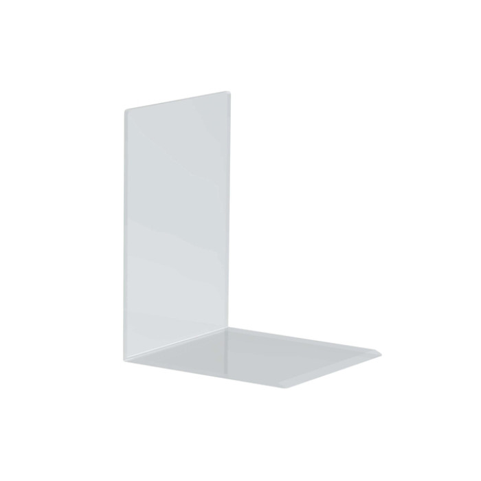 Boekensteun MAUL acryl 16x15x21cm set 2 glashelder