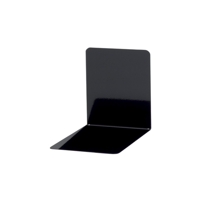 Boekensteun MAUL staal magnetisch 14x12x14cm set 2 zwart