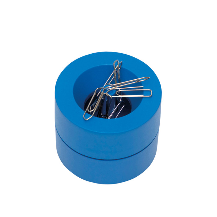 Papercliphouder MAULpro Blauwe Engel recycled Ø73x60mm blauw