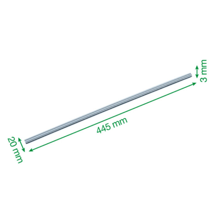 Mesgeleider voor rolsnijmachine Leitz Precision Office A4+ 2 stuks