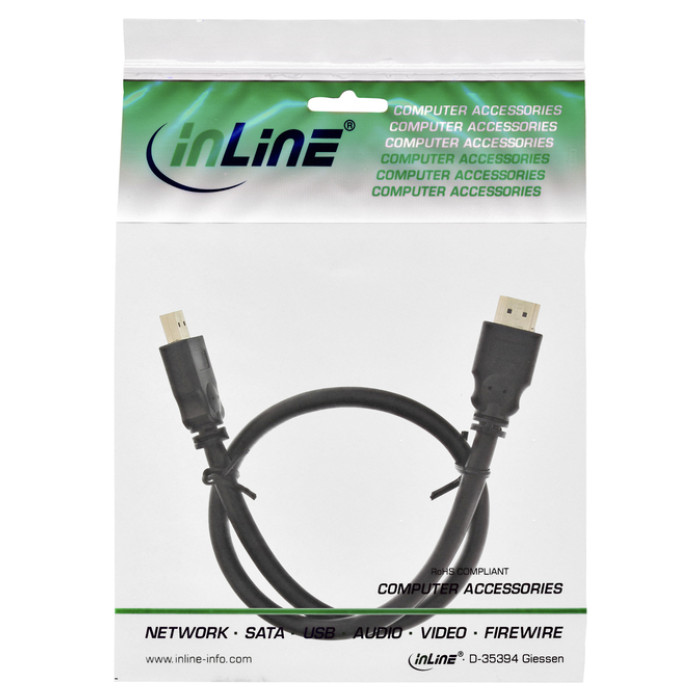 Kabel InLine HDMI HD M 5 meter zwart