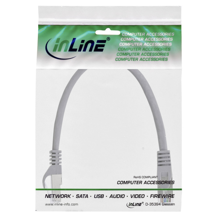 Kabel InLine Cat.5e SF UTP 1.5 meter grijs