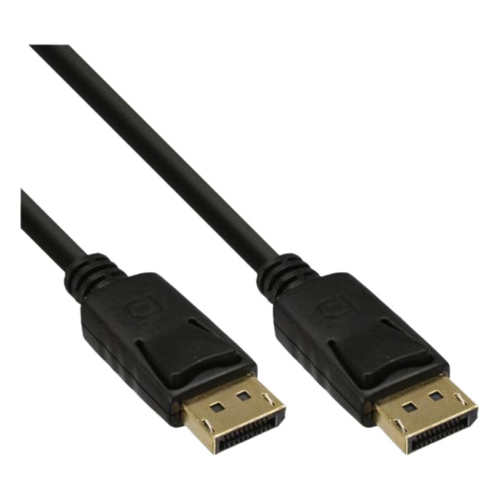Kabel inLine displayport 4K60HZ M-M 3 meter zwart