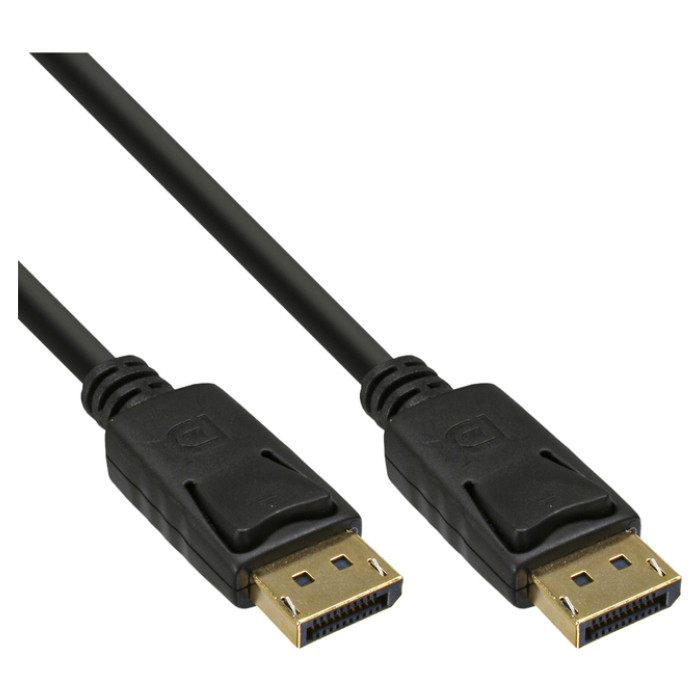 Kabel inLine displayport 4K60HZ M-M 1,5 meter zwart