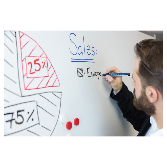 Whiteboardmarker Schneider Maxx 290 rond 2-3mm assorti 3+1 gratis
