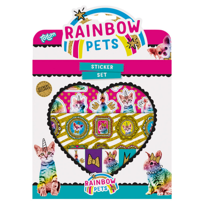 Stickerset Totum Rainbow Pets