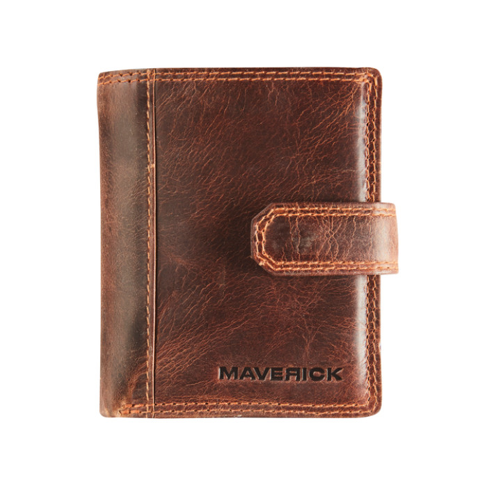 Kaarthouder Maverick The Original super compact RFID leer bruin