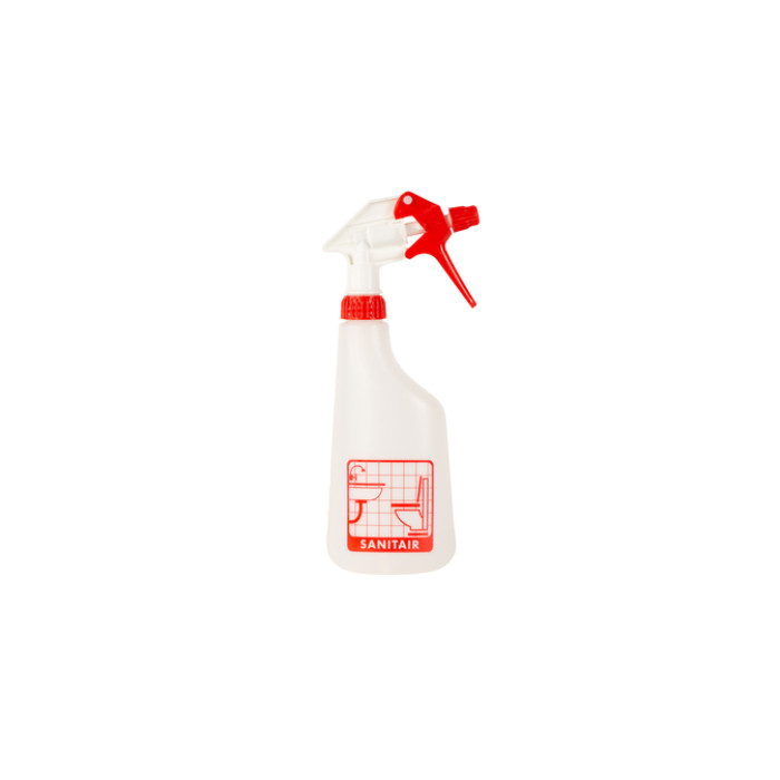 Sproeiflacon Cleaninq 600ml leeg met logo sanitair