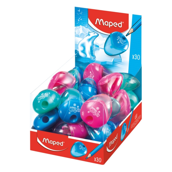 Puntenslijper Maped Igloo 1gaats display á 30 stuks assorti