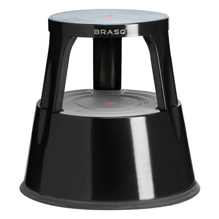 Opstapkruk BRASQ 42cm metaal zwart