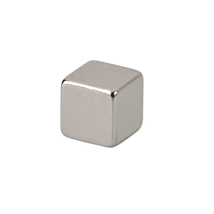 Magneet MAUL Neodymium kubus 5x5x5mm 1.1kg 10 stuks
