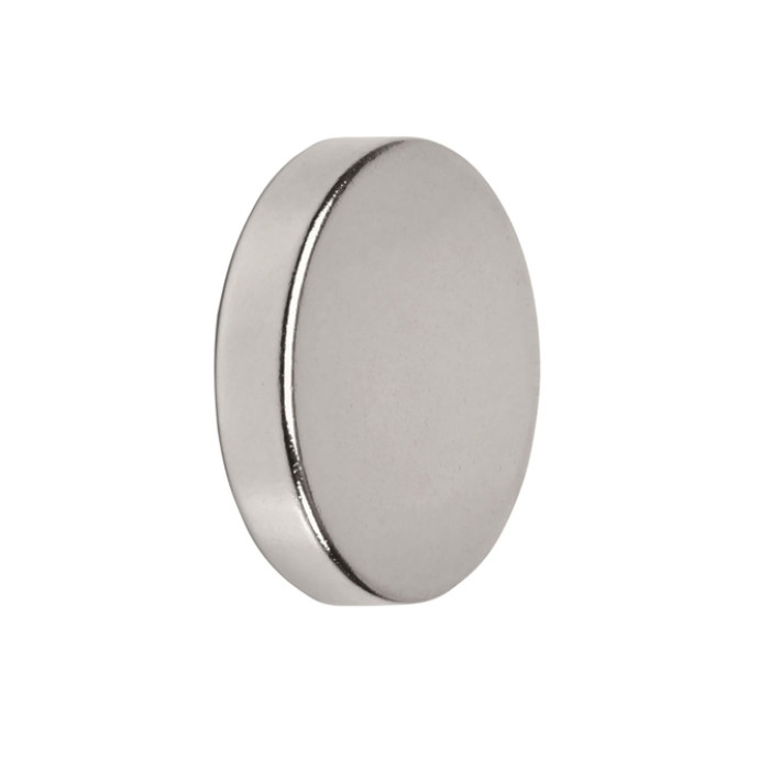 Magneet MAUL Neodymium rond 15x3mm 3.2kg 10 stuks