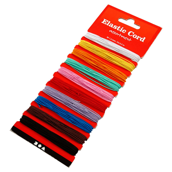 Elastiek Creativ Company 10 kleuren à 3.5m