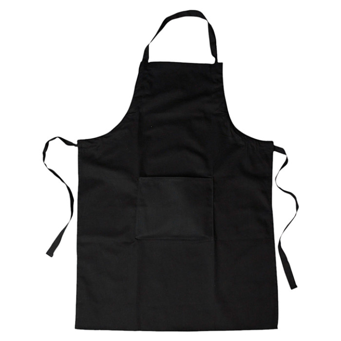 Verfschort Creativ Company lengte 89cm breedte 66cm katoen zwart