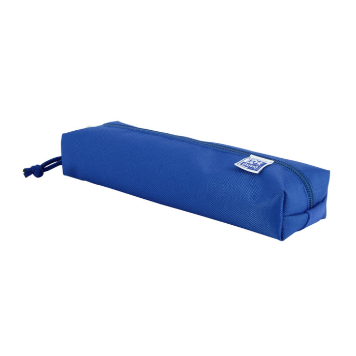 Pennenetui Oxford rechthoek blauw