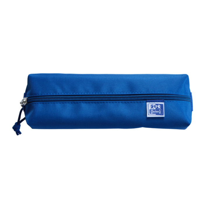 Pennenetui Oxford rechthoek blauw