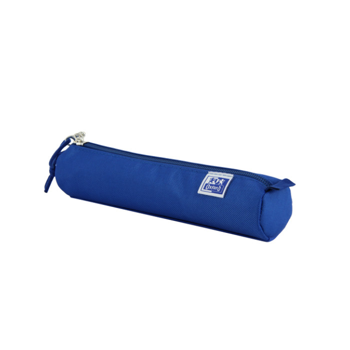 Pennenetui Oxford rond blauw