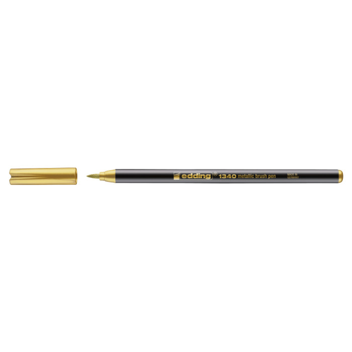 Brushpen edding 1340 metallic goud