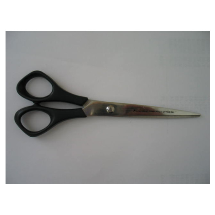 Schaar Multi-Office 152mm RVS met zwarte handgreep