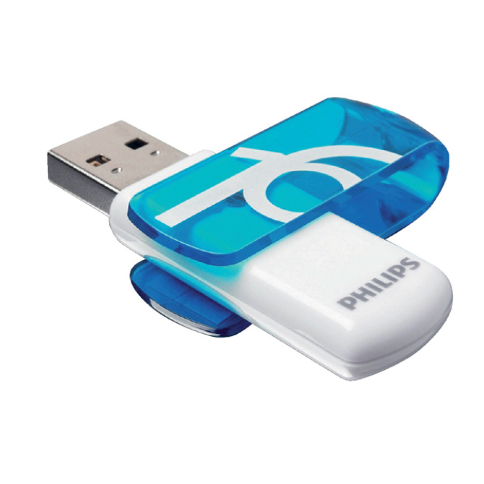 USB-stick 2.0 Philips Vivid Edition Ocean Blue 16GB