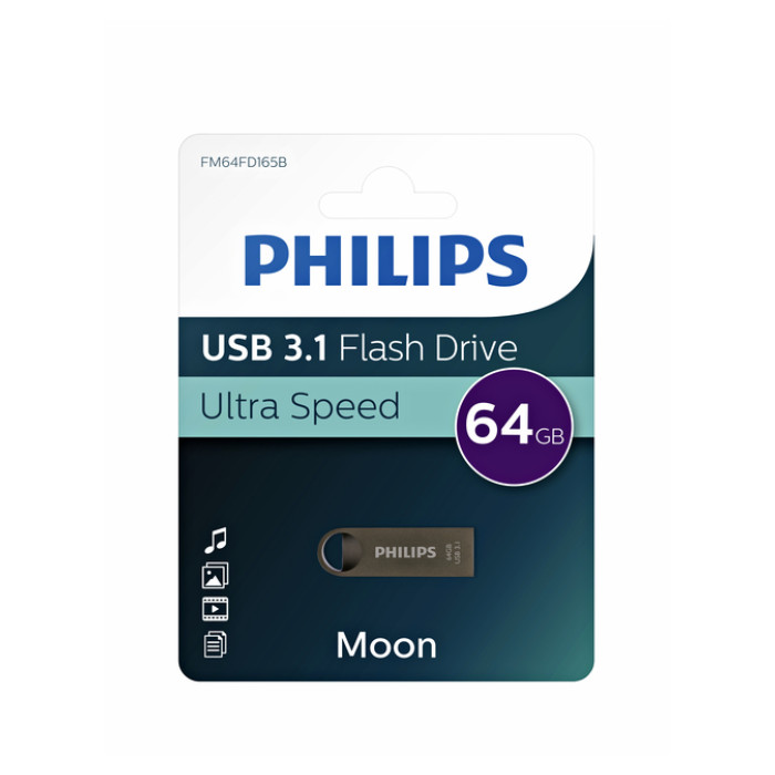 USB-stick 3.1 Philips Moon Space Grey 64GB