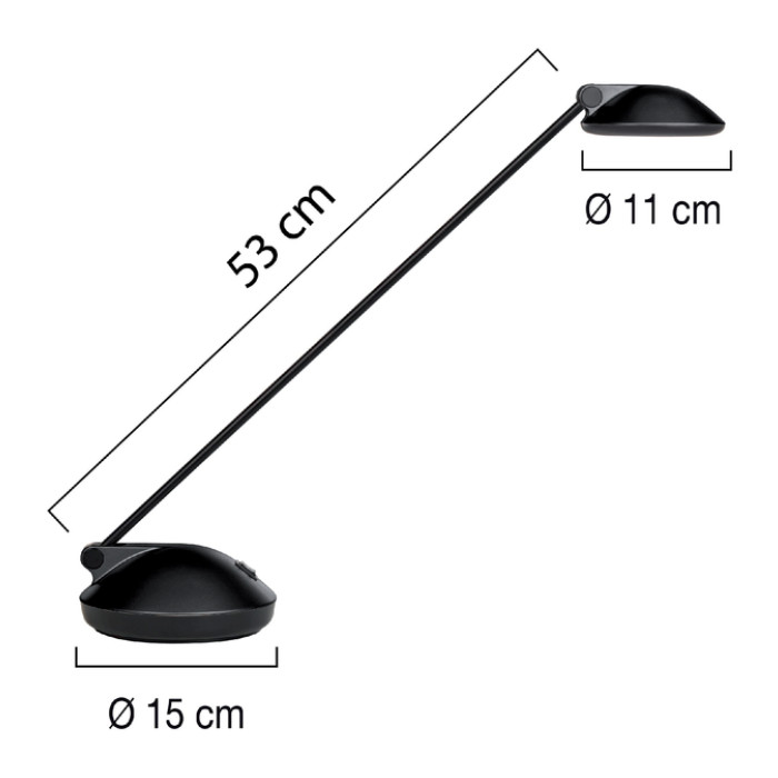 Bureaulamp Unilux Joker led zwart
