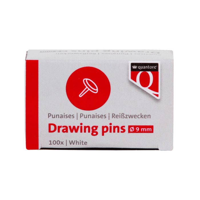Punaises Quantore 100 stuks zilver
