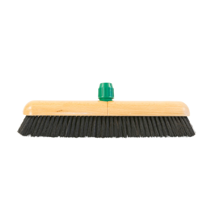 Zaalbezem Cleaninq gemengd haar met steelhouder 40cm