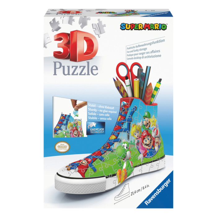 3D puzzel Ravensburger Sneaker Mario 54 stuks