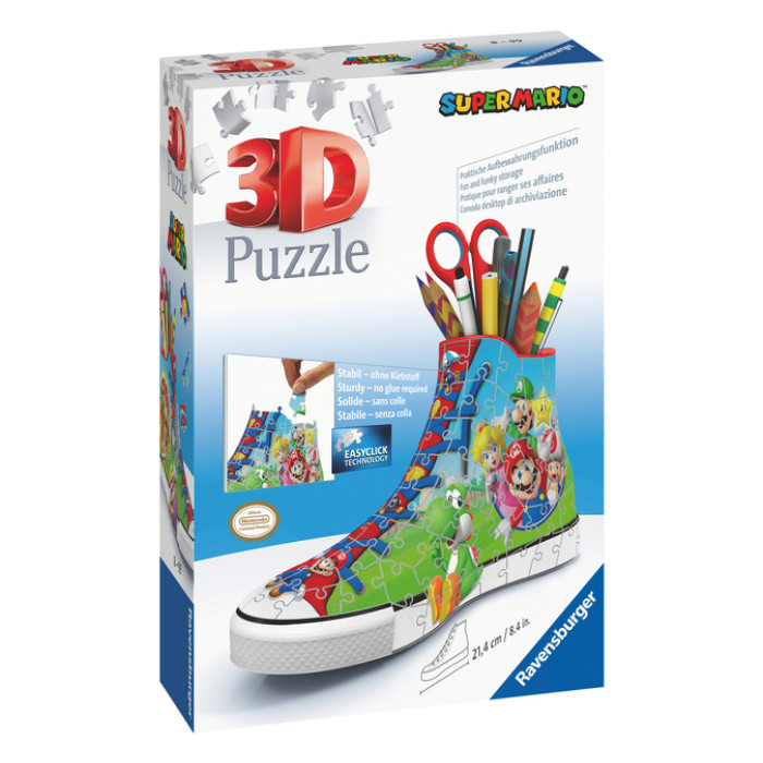 3D puzzel Ravensburger Sneaker Mario 54 stuks