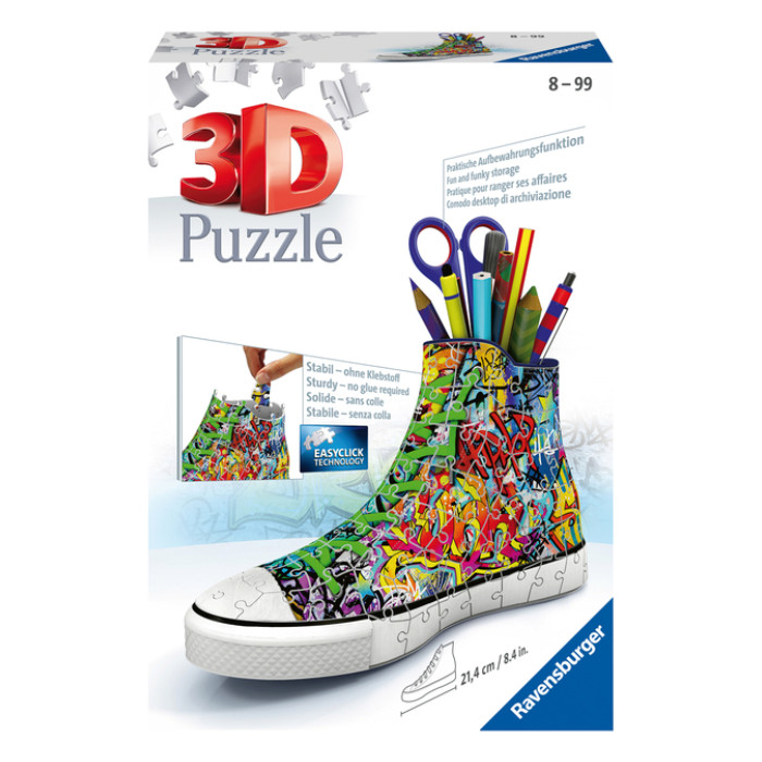 3D puzzel Ravensburger Sneaker Graffiti Style 54 stuks